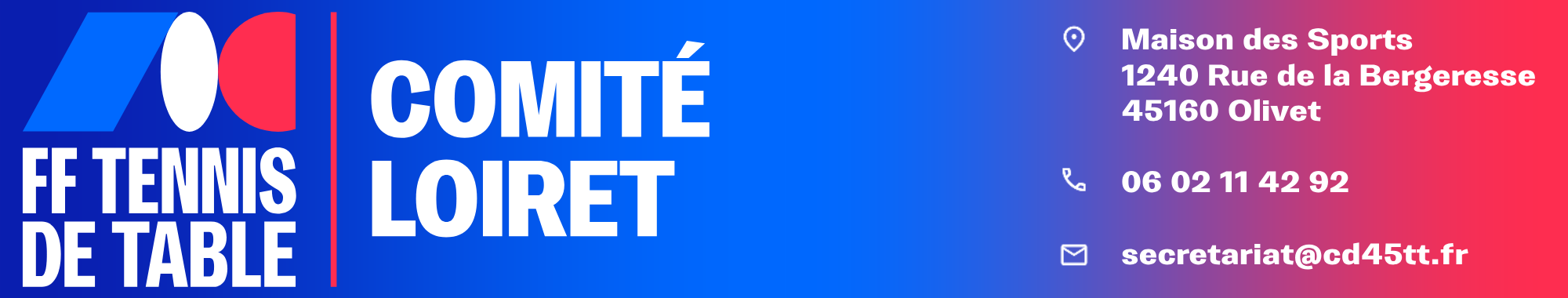 Comité du Loiret de Tennis de Table
